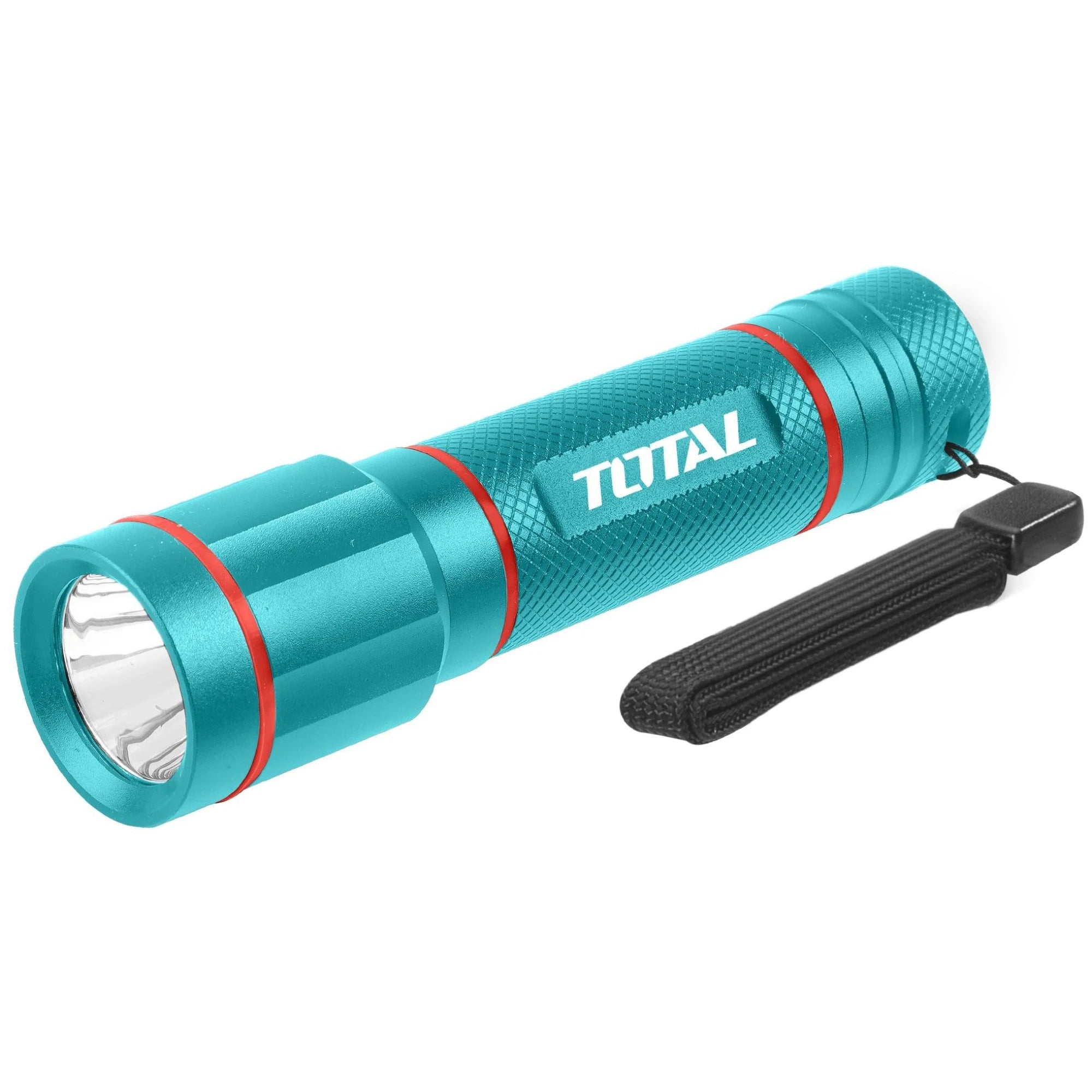 Linterna de Mano Táctica TOTAL 250 Lúmenes LED 160m Aleación de Aluminio IPX4 Industrial TFL013AAA58 S2307