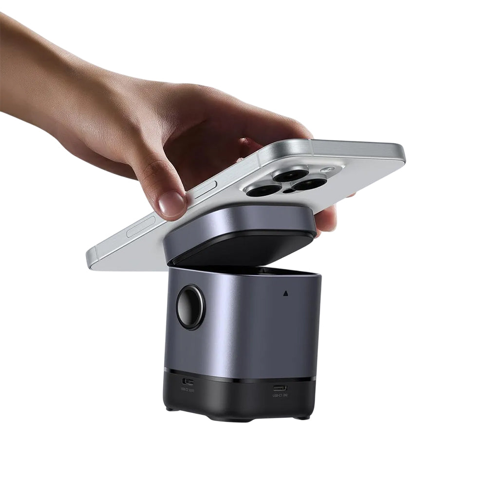 Estación de Carga Inalámbrica 2 en 1 UGREEN Uno 15W Qi2 MagSafe Pantalla Robot Ajustable 70° 45775 S2292