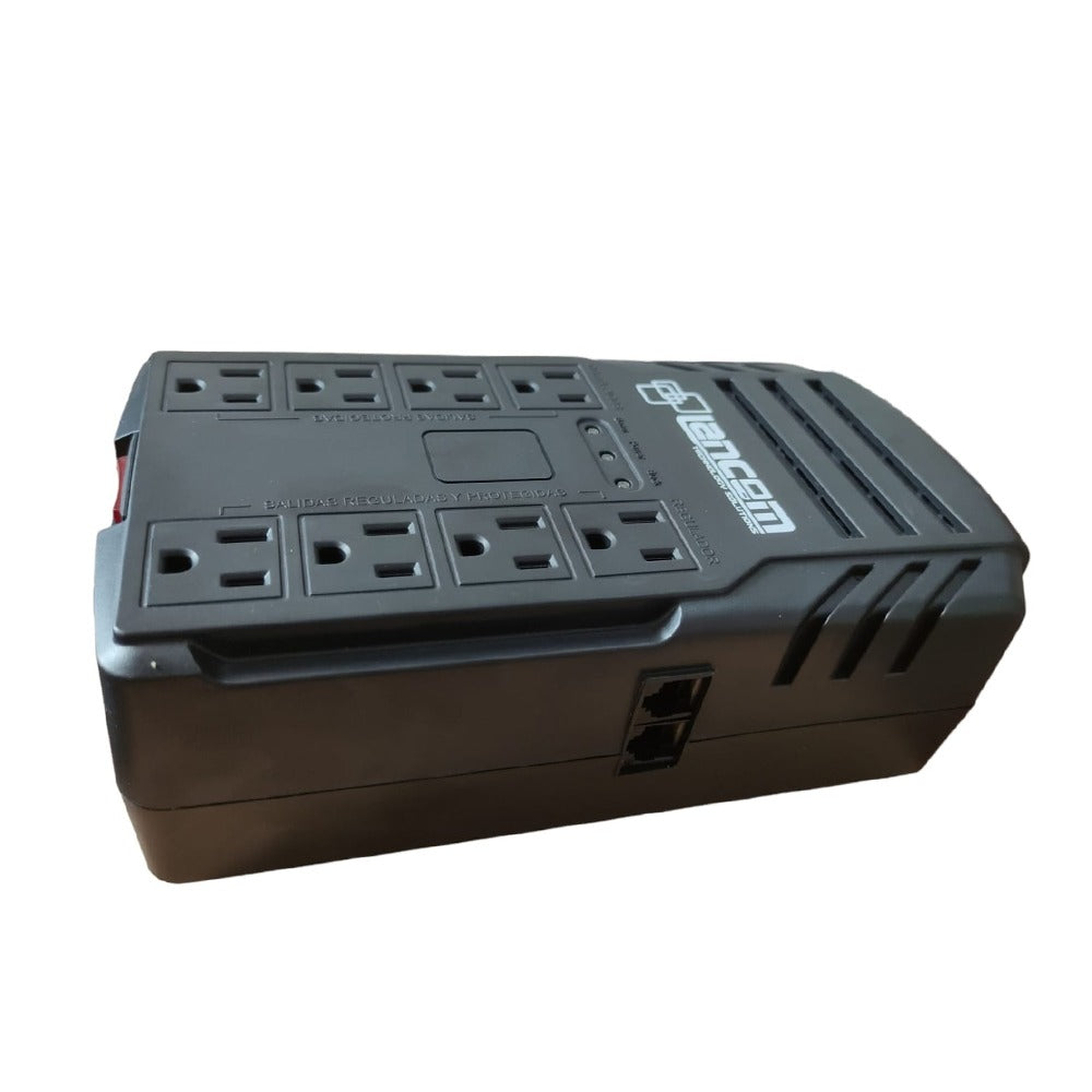 Regulador de Voltaje automatico Lancom I-119 8 Tomas 1200VA 500w S1061