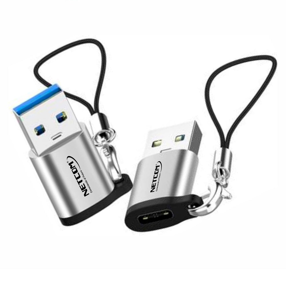 Adaptador OTG USB 3.0 Macho a Tipo C Hembra NETCOM S1216