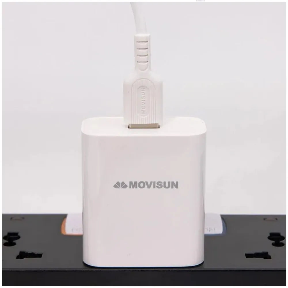 Cargador USB Tipo C MOVISUN MQC 20 USB 3.0 Carga Rapida 22.5W Cable 1m S1655