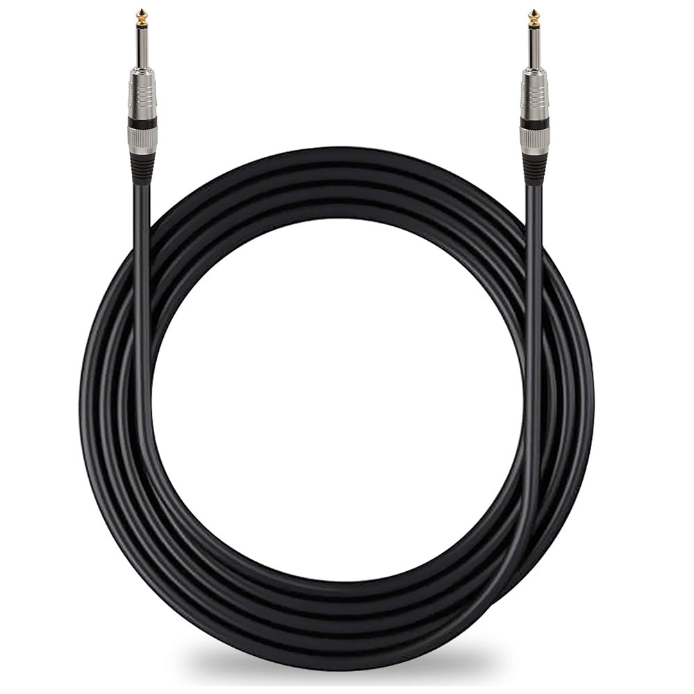 Cable de Audio Profesional Plug 6.35mm a Plug 6.35mm de Alta Fidelidad 10 Metros S2144
