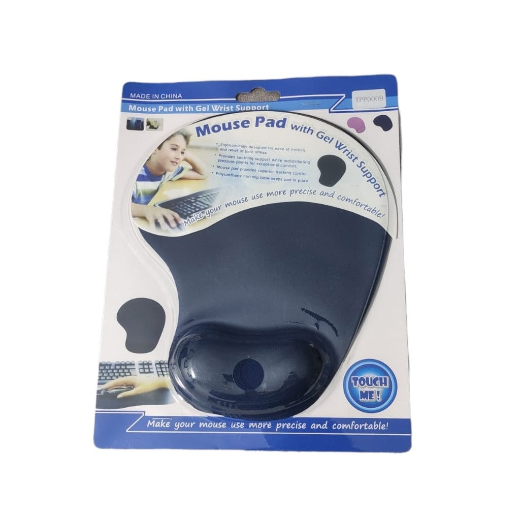 Mouse Pad con Almohadilla en Gel de Alta Calidad | Azul Oscuro S0558-2
