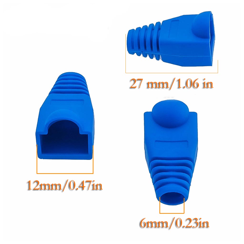 Capuchon rj45 manga protectora plug rj45 capucha rj45 X 50 Unidades S0975-2