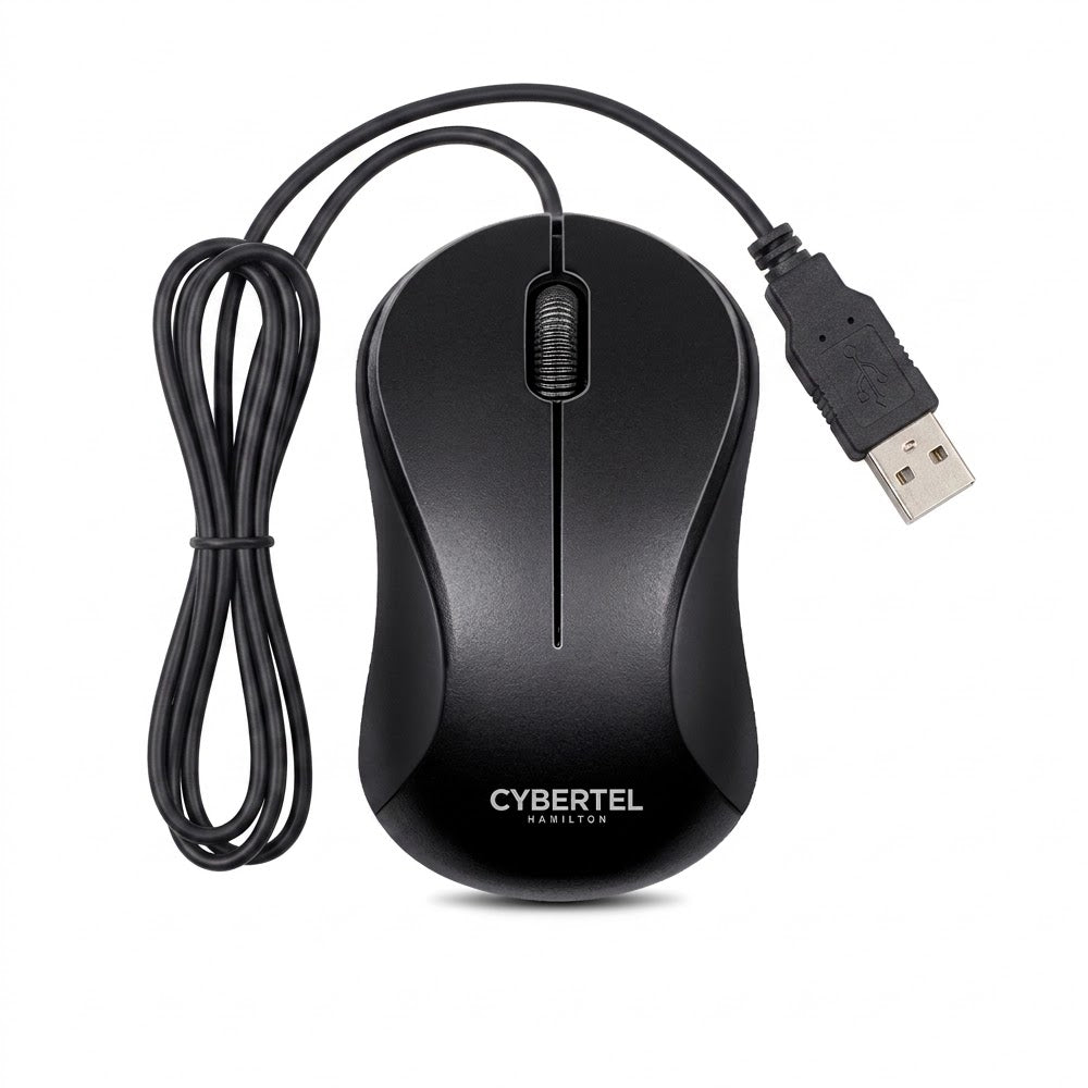 Kit Multimedia Teclado y Mouse USB Cybertel Hamilton 13 Botones Dedicados UV Waterproof 1000DPI CYB T109 s2242