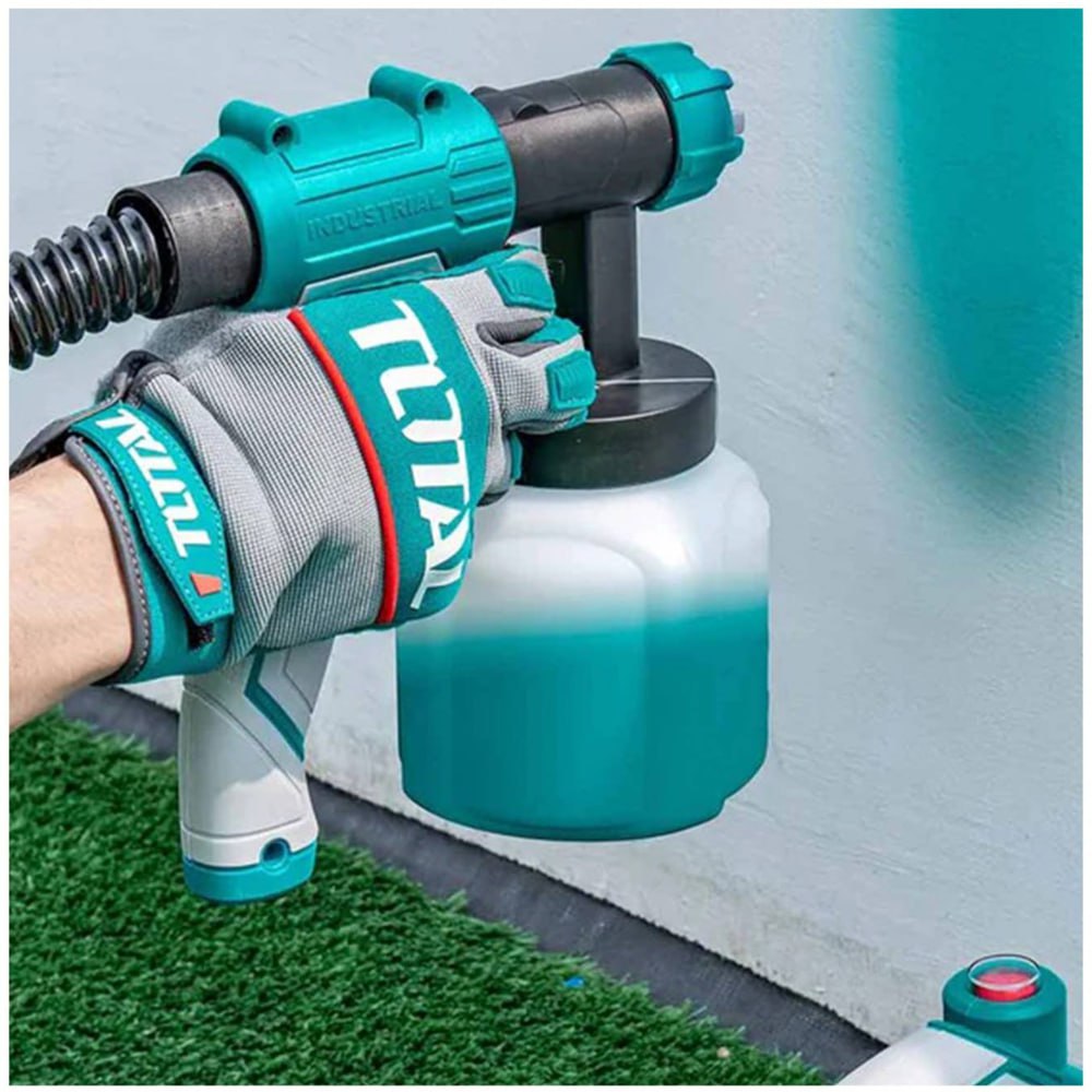 Pistola para pintar 550W con compresor TOTAL 800ml eléctrica S1592