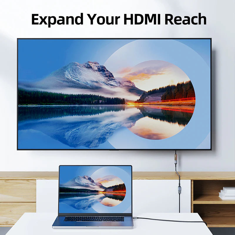 Cable Extensor HDMI 2.1 Hembra a Hembra 8K a 60Hz 48Gbps CABLETIME de 0.5 Metros S0903