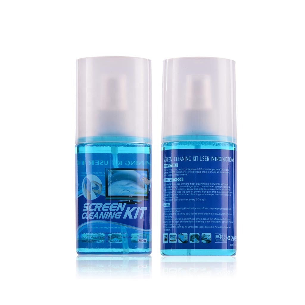 Kit de Limpieza Para Pantallas Tv Laptop Móviles Fco 200ml 3 en 1 Elen S0996