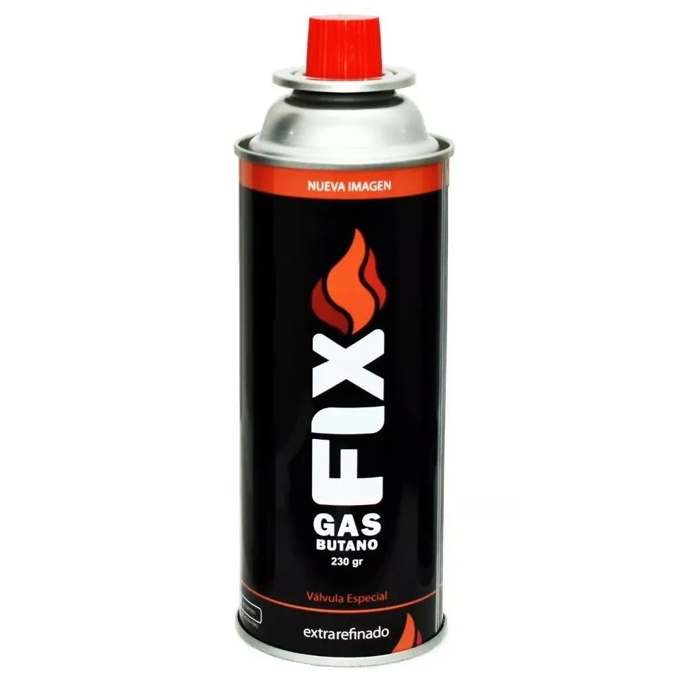 10 Gas Butano FIX Ultra Refinado Valvula Universal Cocinillas Flameador S1744