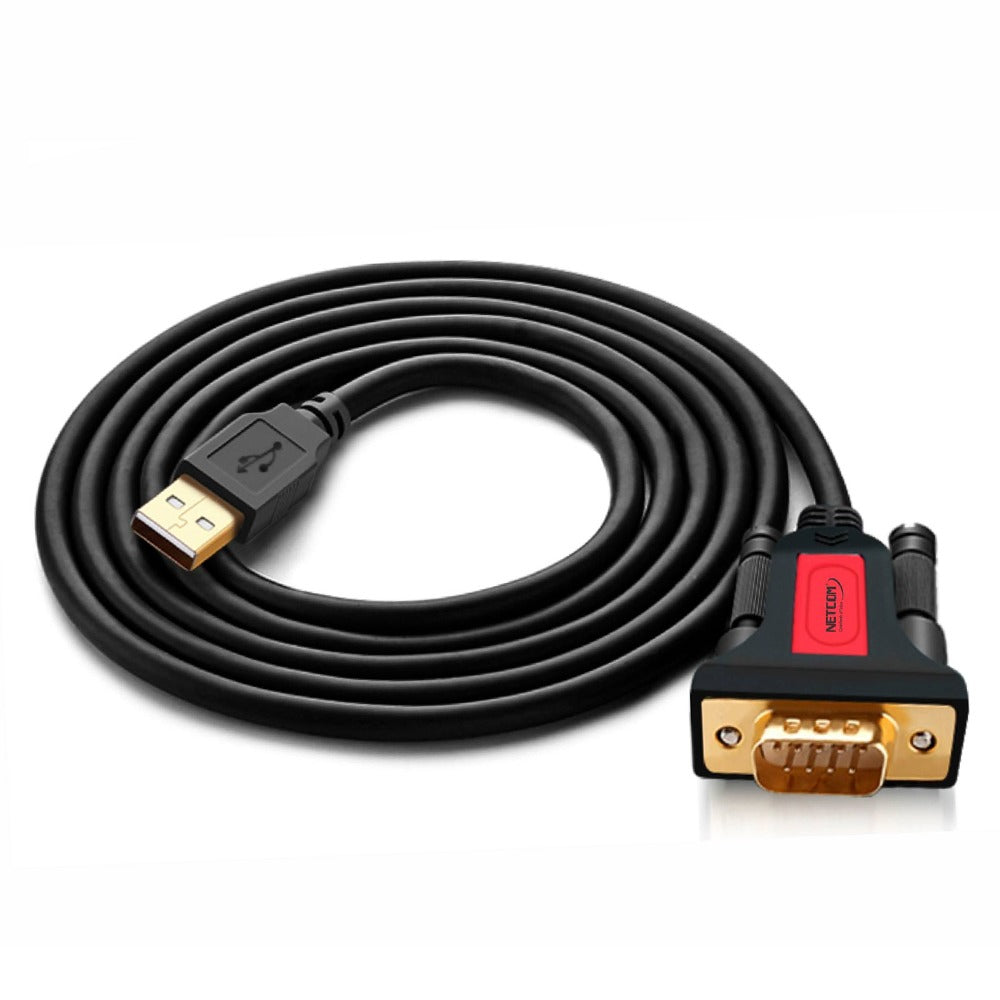 Cable Adaptador USB a Serie RS232 DB9 Serial 1.5 metros NETCOM S1177