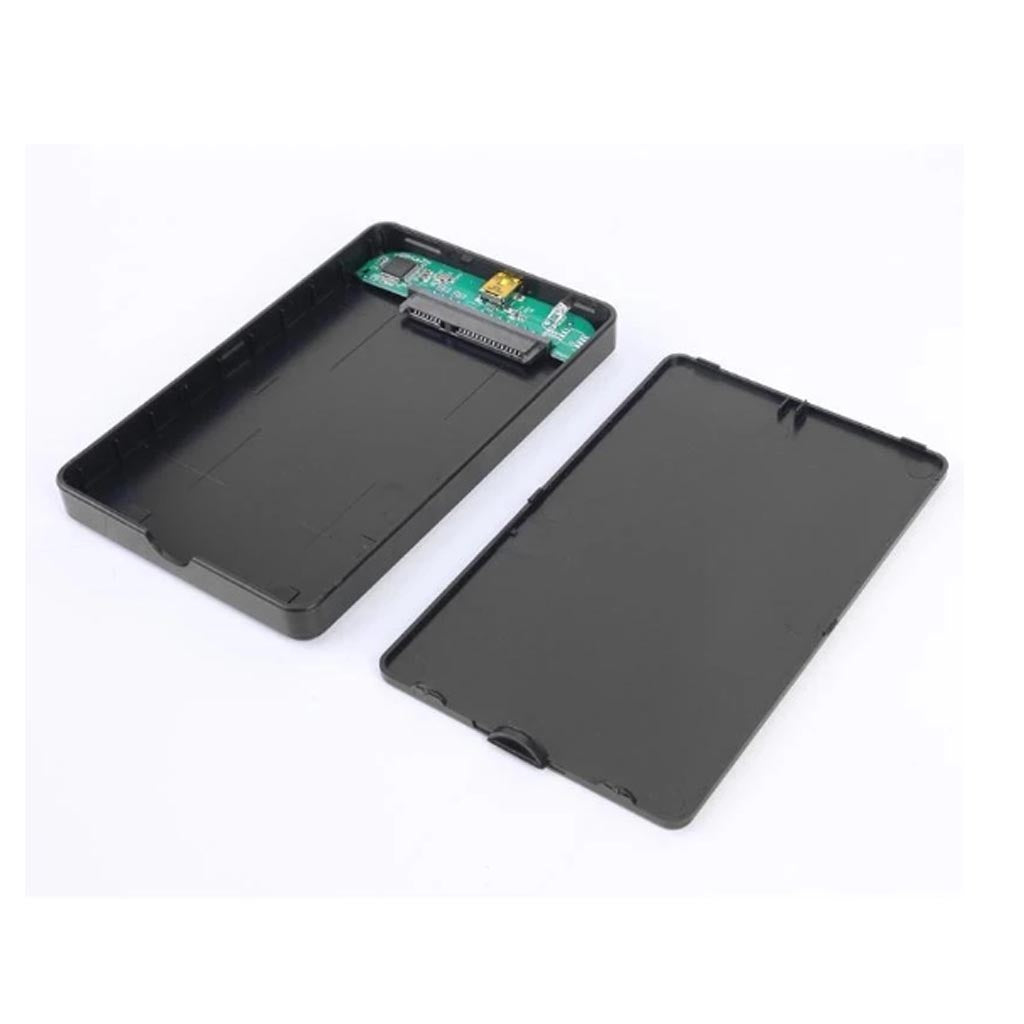 Case Disco Duro Externo Sata 2.5 Usb 2.0 presion - Negro S0972