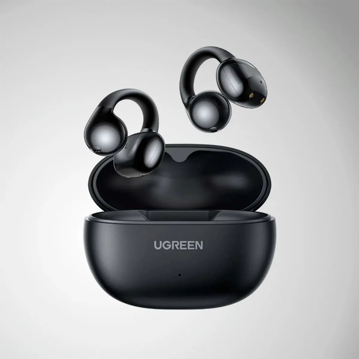 Audífonos Inalámbricos Open-Ear Ugreen HiTune S3 WS209 Bluetooth 5.4 Clip-On Batería 30H Negro S2216