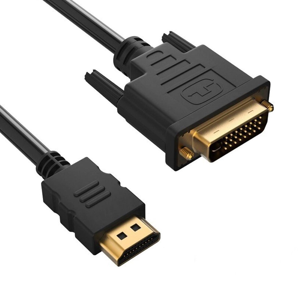 Cable Dvi 24+1 a Hdmi PVC 3 Metros TRAUTECH 24+1 Pines BIDIRECCIONAL S1194