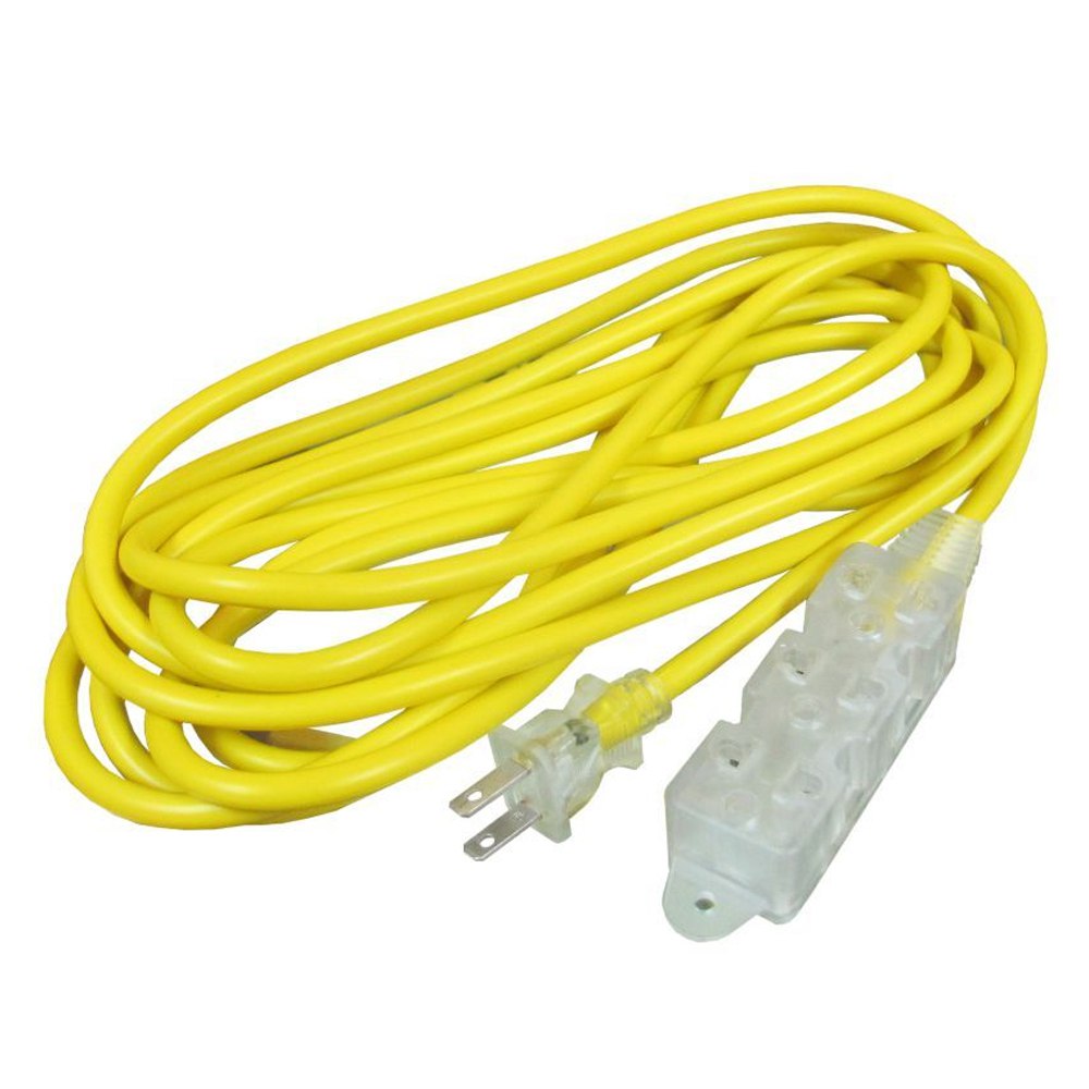 Extensión Eléctrica Cable Vulcanizado de 3 Tomas 15 Metros Home Light S1445
