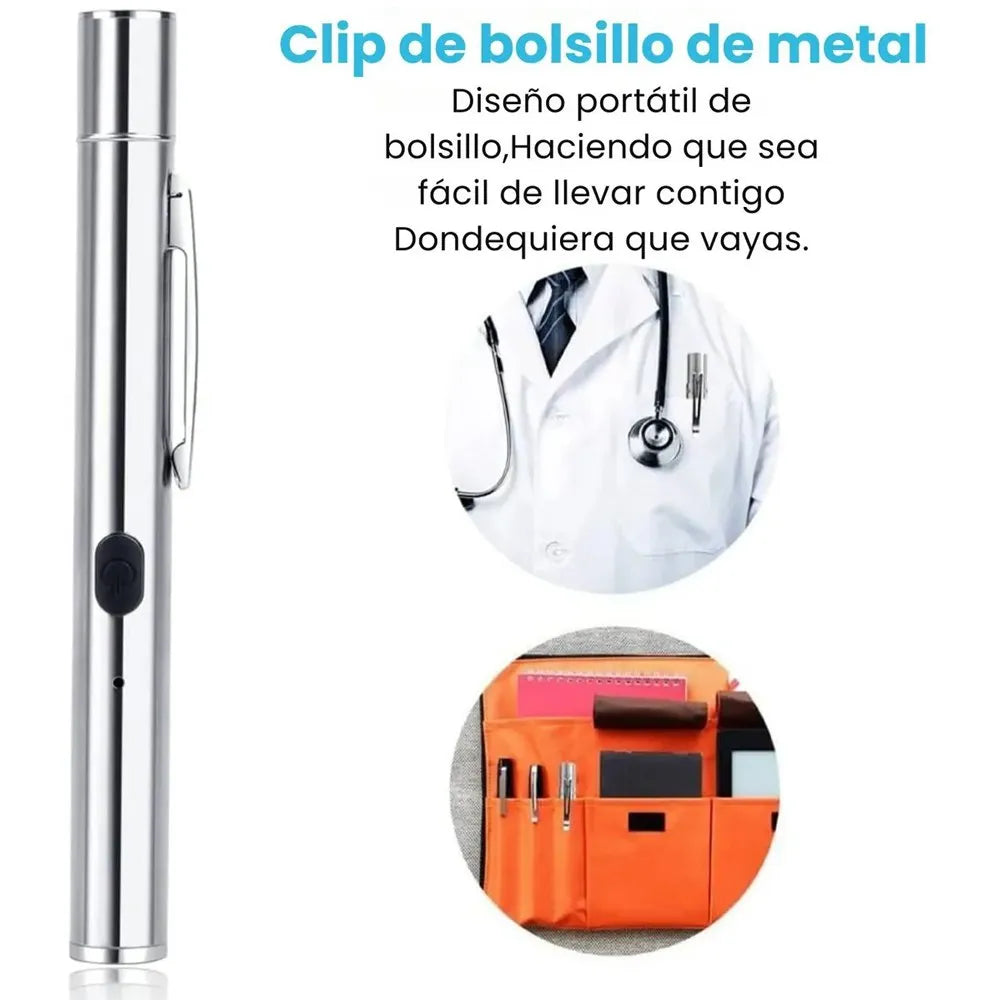 Linterna UV Profesional ZK-2021: Detector de Manchas y Billetes (Recargable) S1974