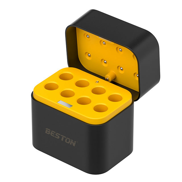 Estuche Cargador Inteligente de Baterías AAA Litio 1.5V Beston 8 Ranuras USB-C Carga y Almacenamiento s2253