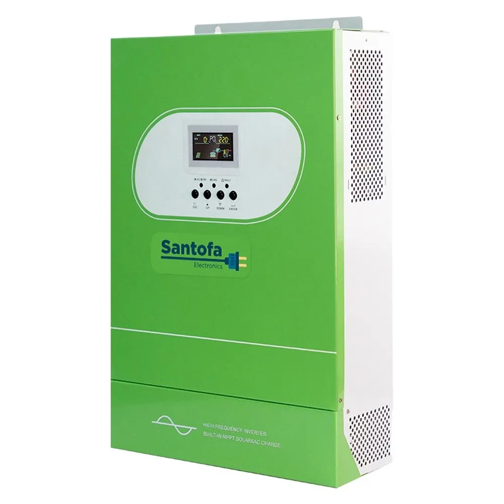 Inversor Híbrido Onda Senoidal Pura | 48V | 5500W | 100A MPPT | SANTOFA S1881