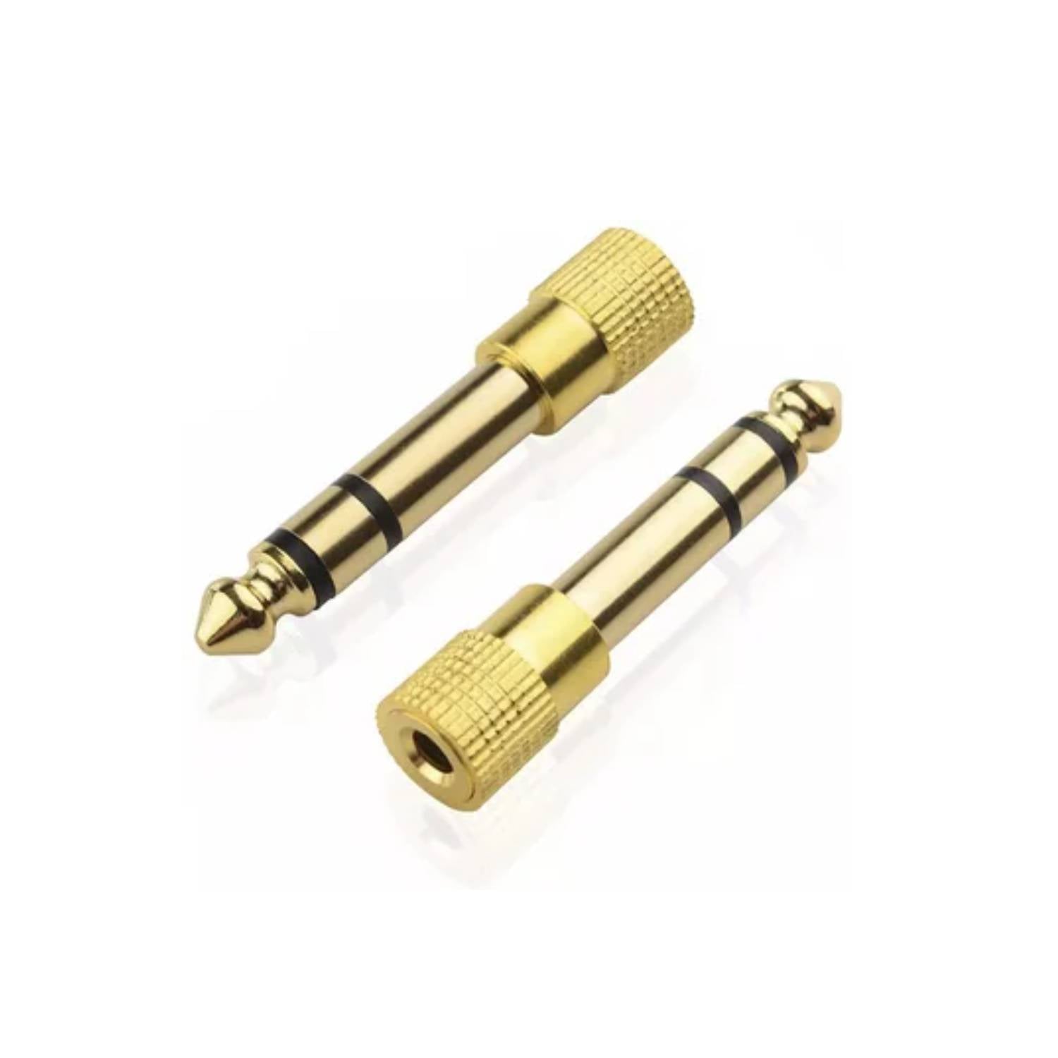 Adaptador de audio estereo plug 6.5mm 1/4 macho a Jack 3.5mm 1/8 hembra S0842