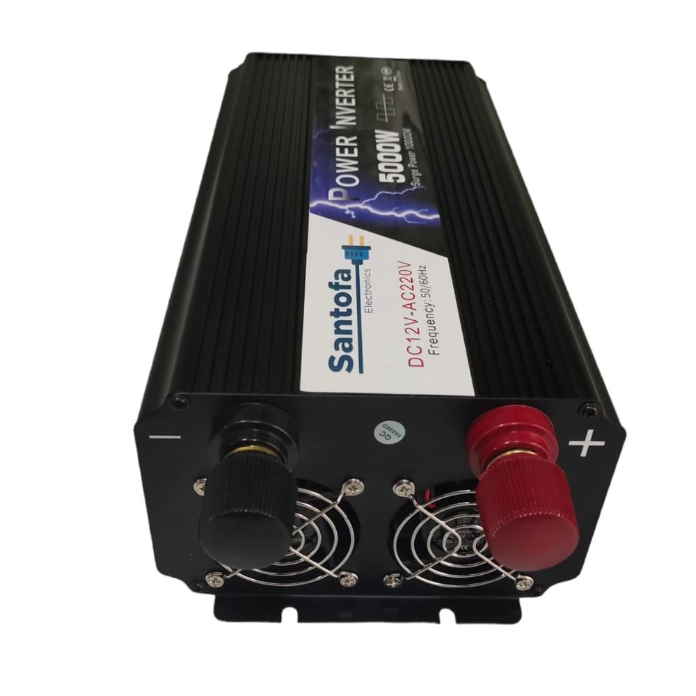 Inversor de Corriente 12V a 220V | 5000W Contínuos - 10000W Pico | Pantalla LCD S1300