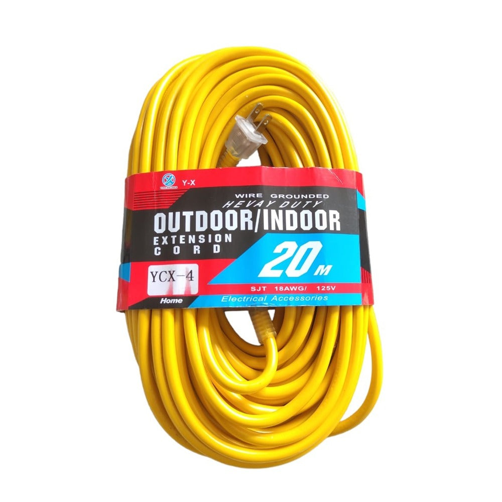 Extensión eléctrica cable vulcanizado de 3 tomas 20M S1050