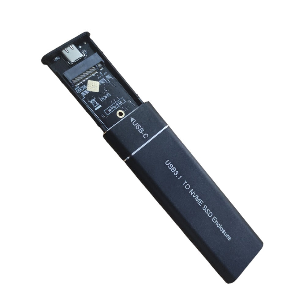 Case disco solido SSD NVME adaptador M.2 NVME a USB C 10 gbps negro S0936