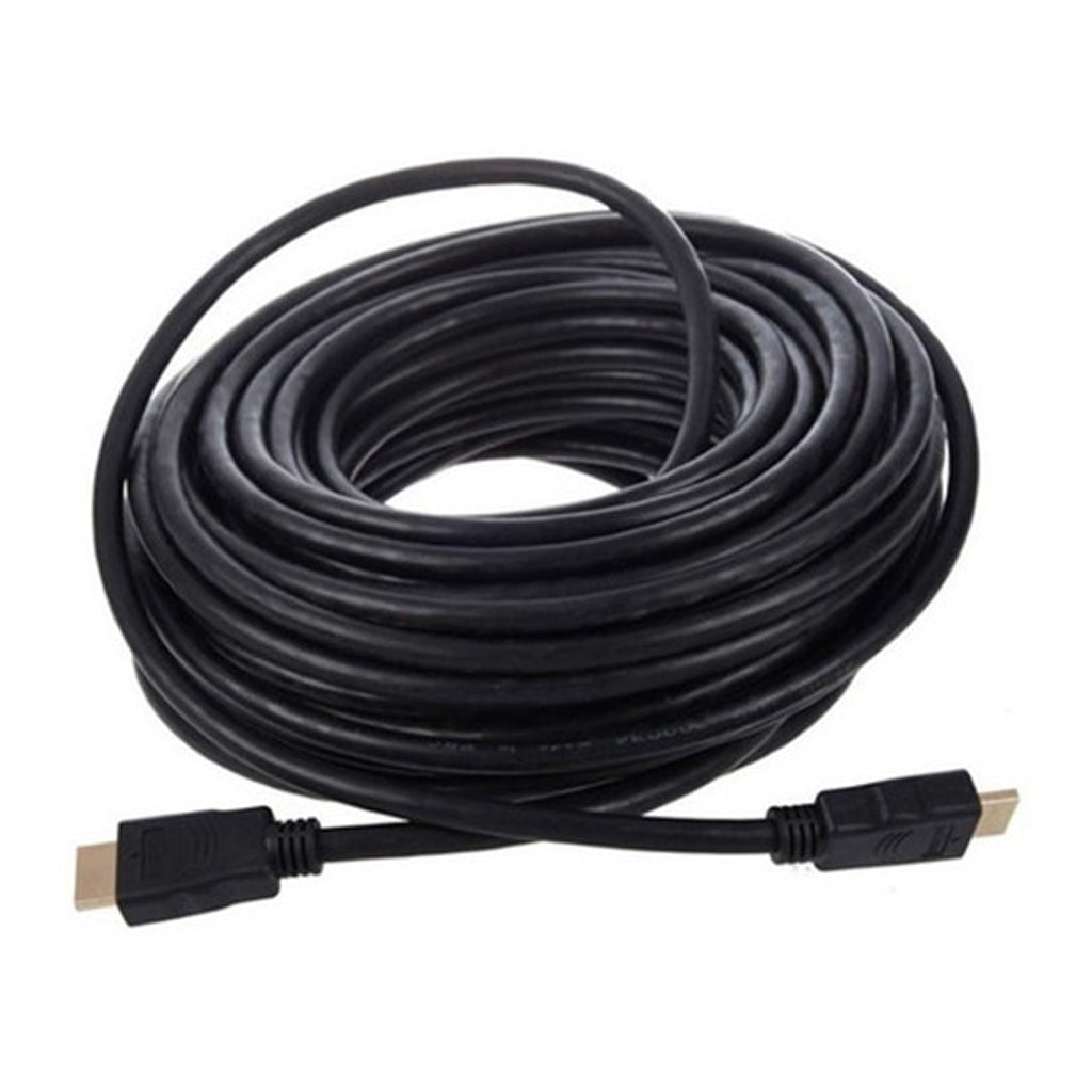 Cable HDMI 15 Metros Full HD 3D V1.4 PVC negro HDMI a HDMI S0981