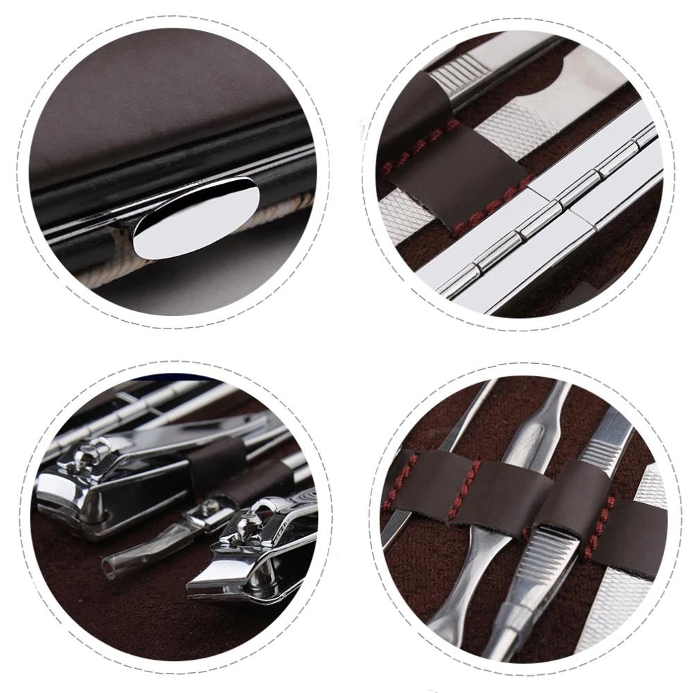 Set de Manicura y Pedicura Acero Inoxidable | 7 Piezas | S1058