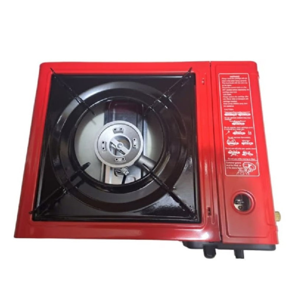 Cocina a Gas Portatil 1 Hornilla 2 en 1 + Gas 480ml Camping S1635