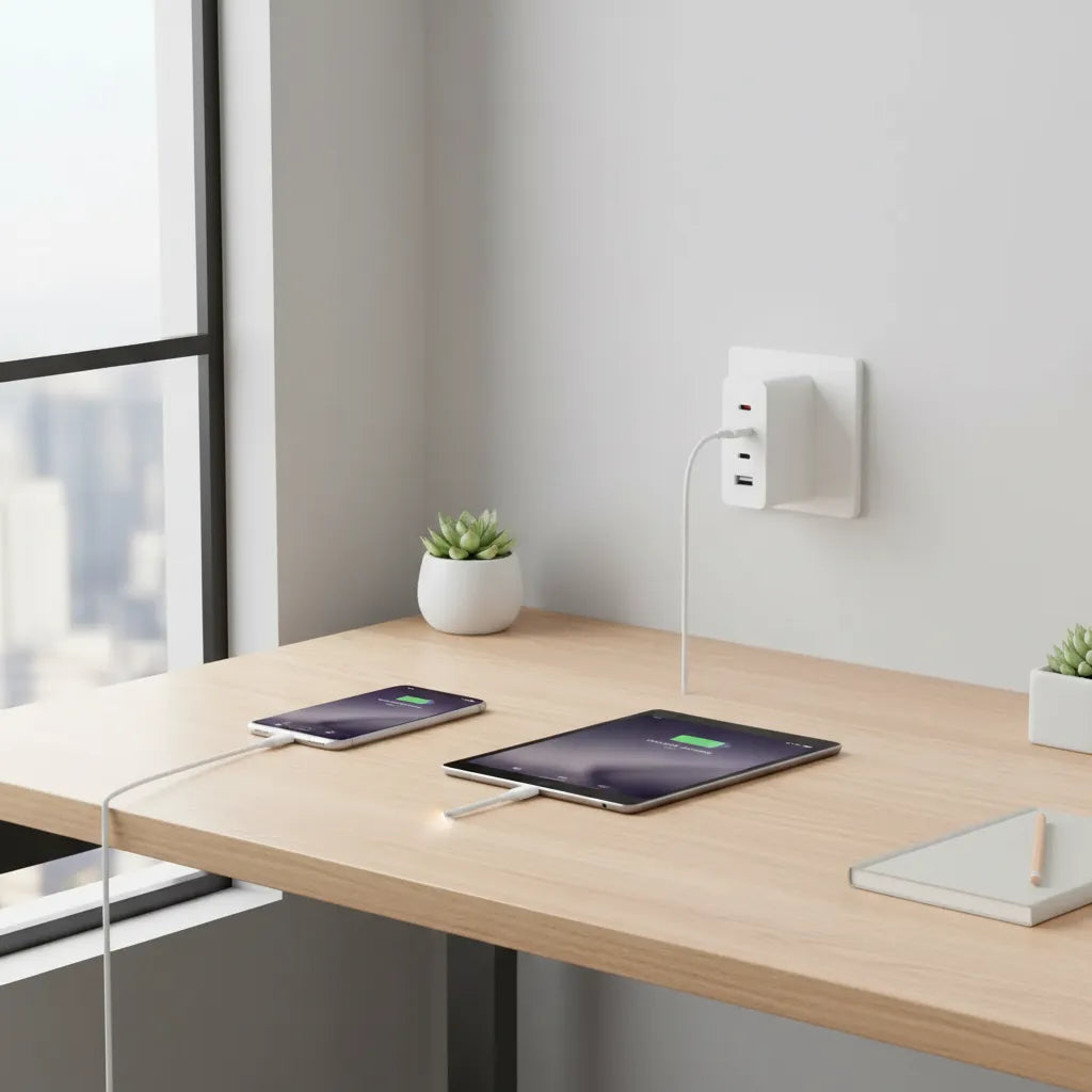 Cargador de Pared Xiaomi 120W GaN de 4 Puertos (3x USB-C + 1x USB-A) S2114