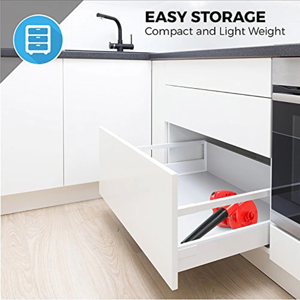 Soplador y Aspirador de Aire TRAUTECH 1000W | Kit de Limpieza S1192