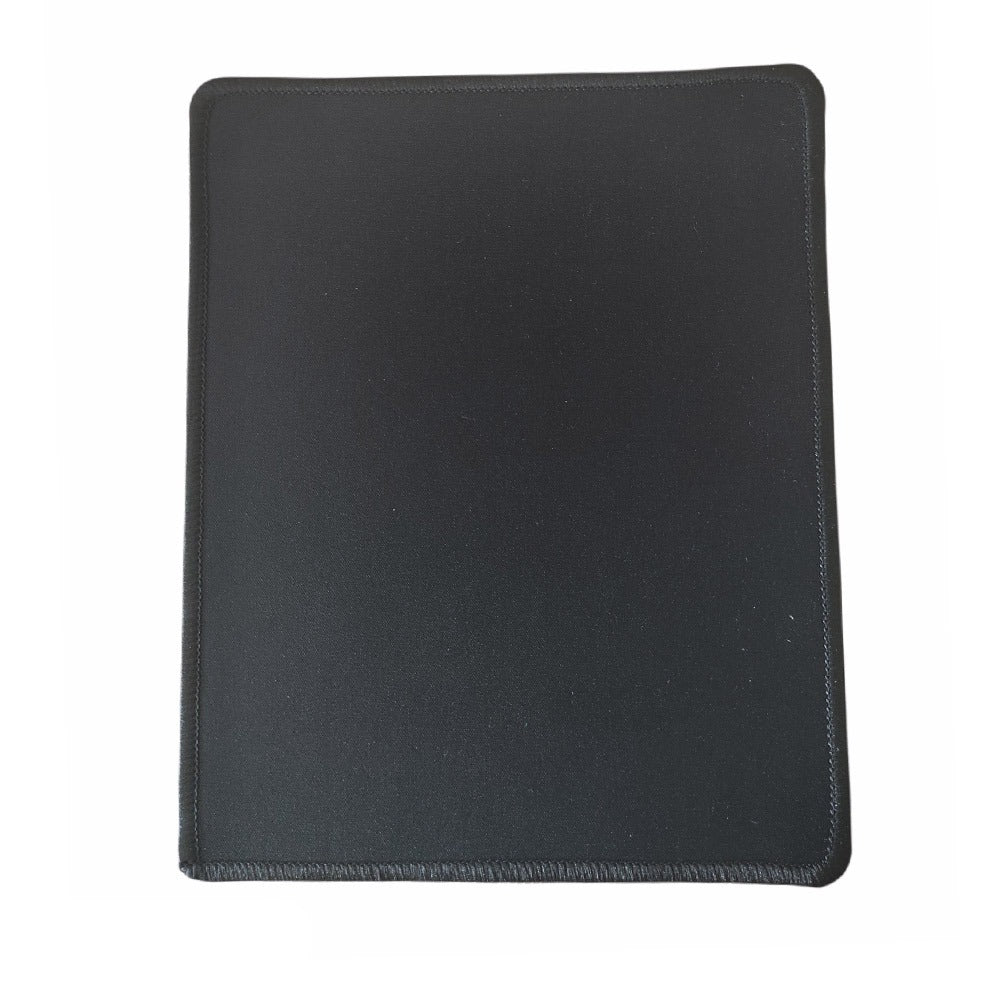 Mouse Pad Base de Escritorio 22x18cm | Bordado Premium Negro S0805