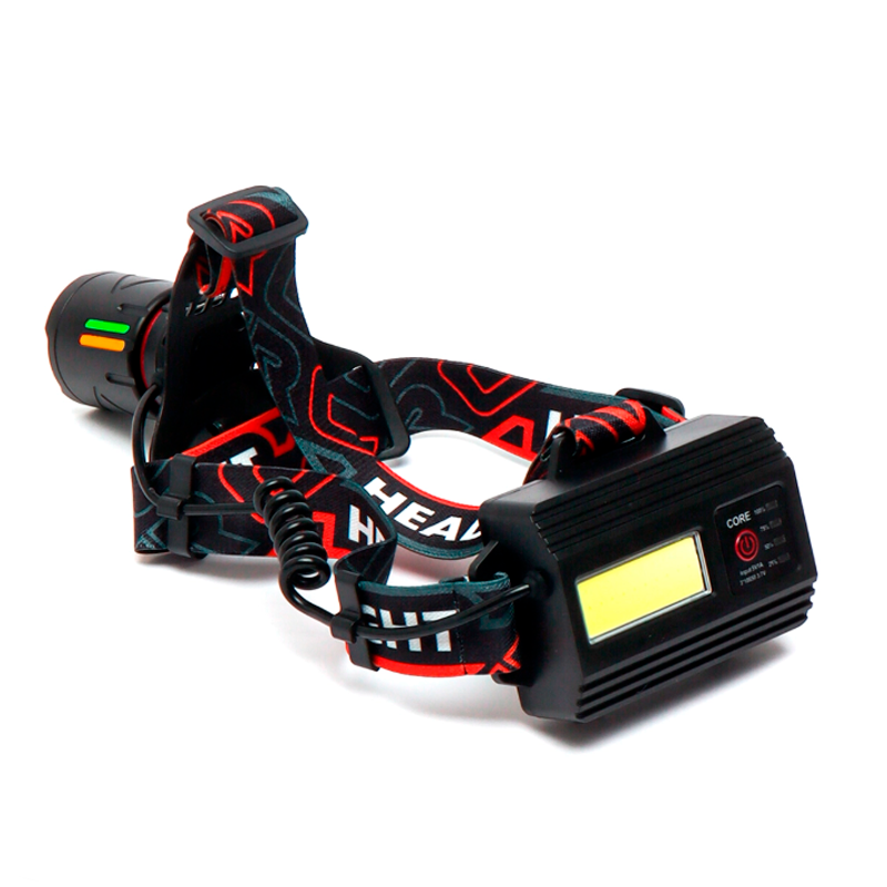 Linterna Frontal Recargable Opalux 10W Dual con Zoom IPX3 S2034