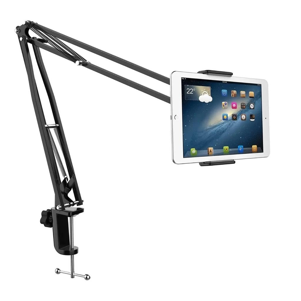 Soporte de brazo largo flexible para tablet ipad 360 grados escritorio S0978