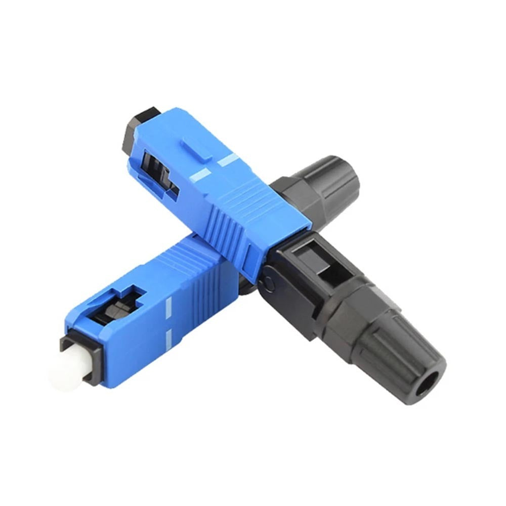 Caja x 100 conector rápido Fibra óptica SC UPC SM 0.3dB FTTH 60mm S1230