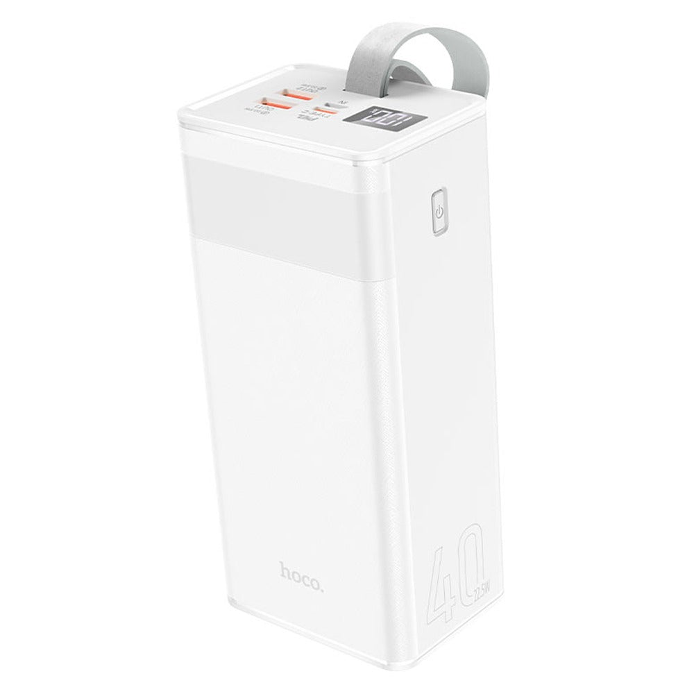 Power Bank Hoco J86 40.000mAh 22.5w Power master luz led 3 salidas QC3.0 S1101