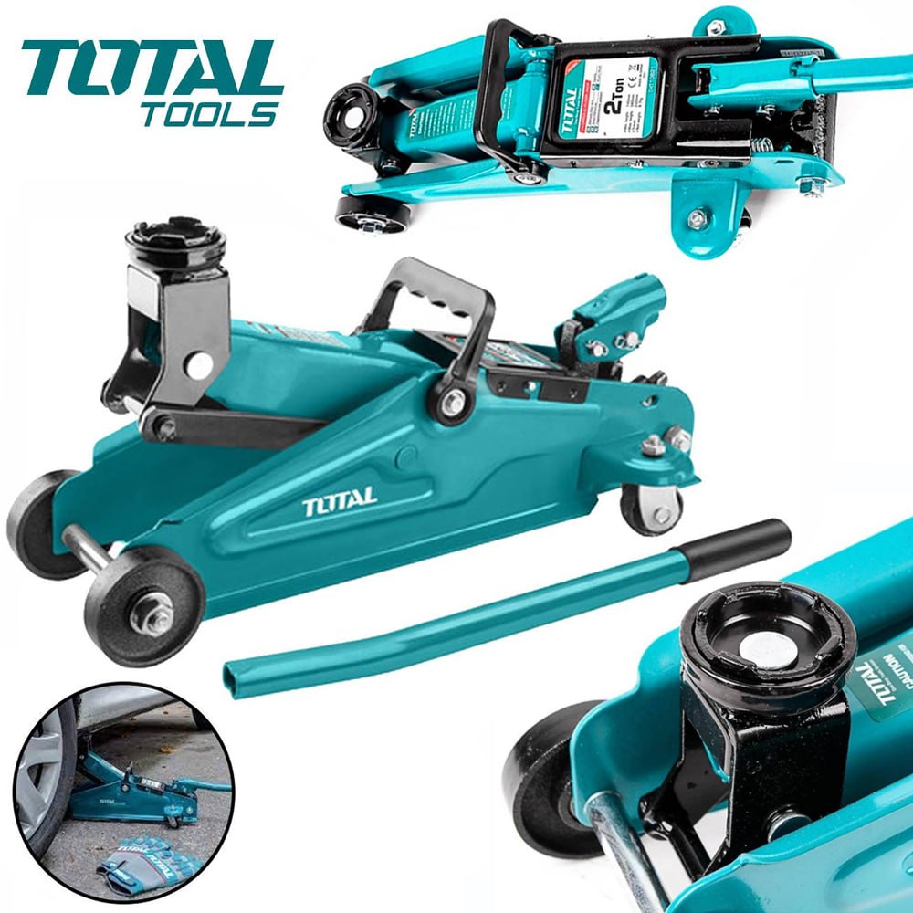 Gata Hidráulica tipo Lagarto TOTAL | Capacidad 2 Toneladas S1597