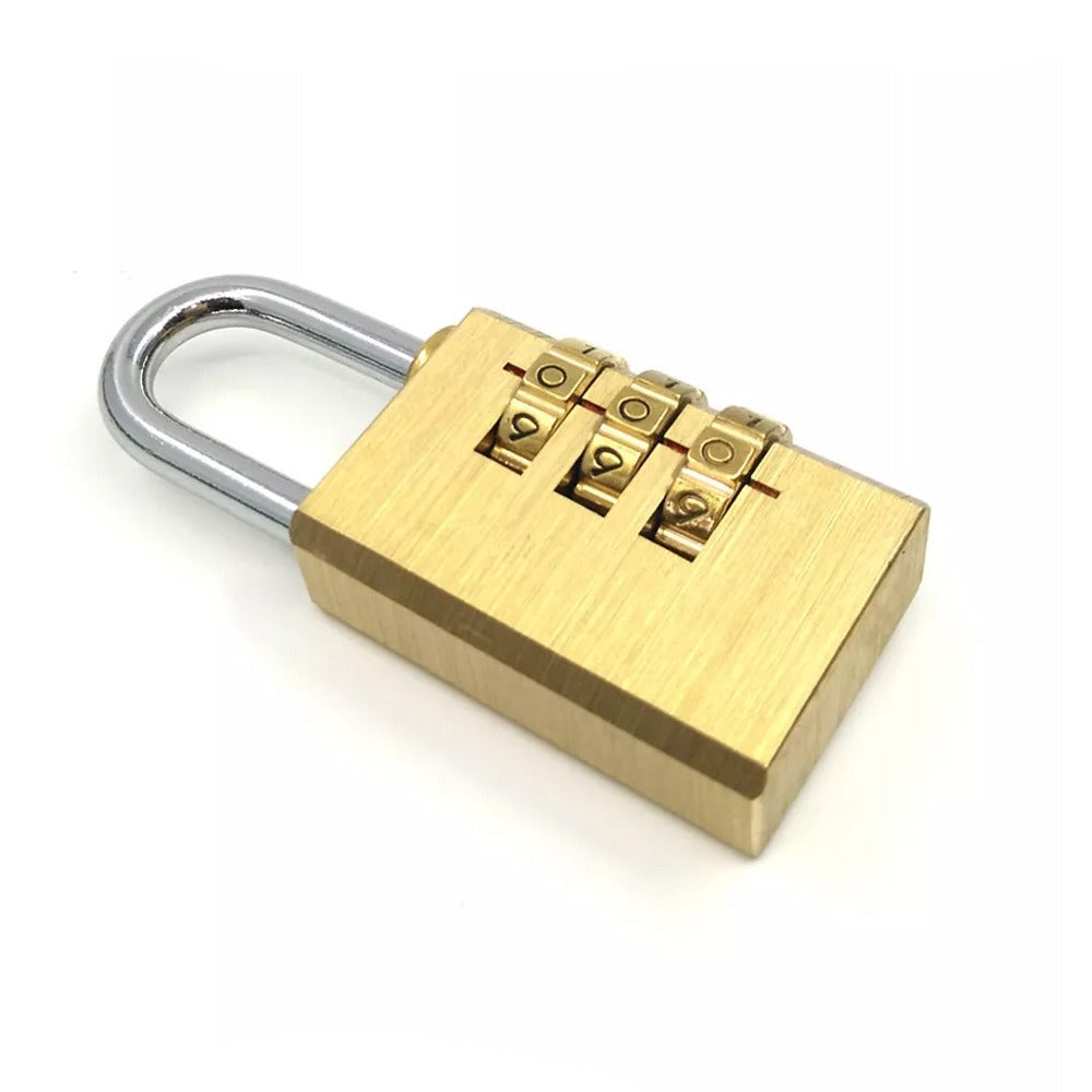 Candado Seguridad Mochilas Casillero Maleta Viaje 3 Dígitos ch04A S1116