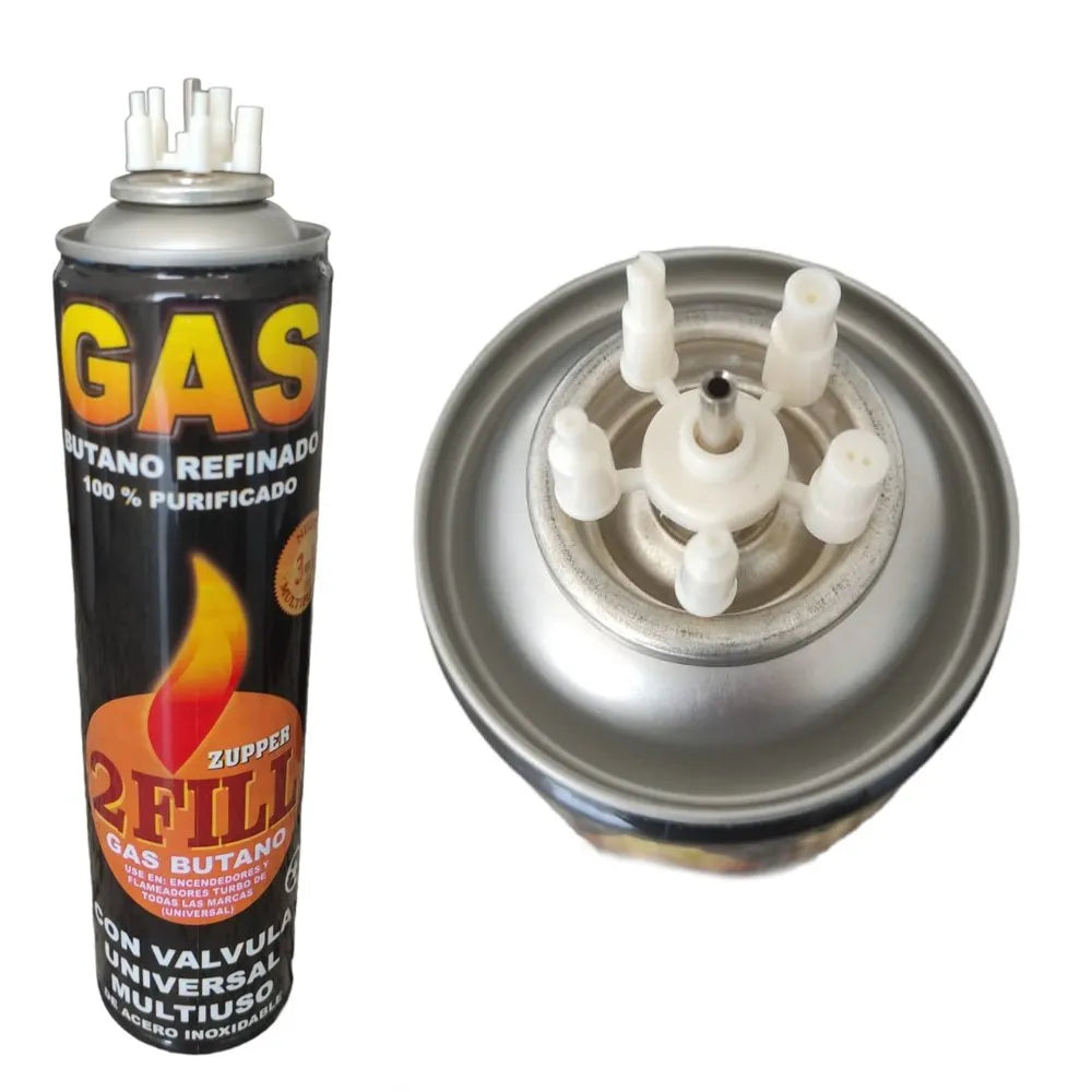 5 Gas Butano Ultra Refinado Recarga Todo Tipo Encendedores S1728