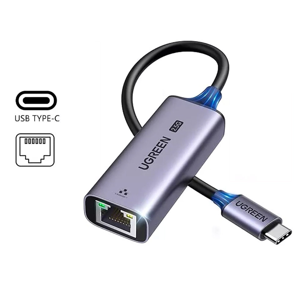 Adaptador de Red USB-C a Ethernet RJ45 2.5G UGREEN de Alta Velocidad S2127