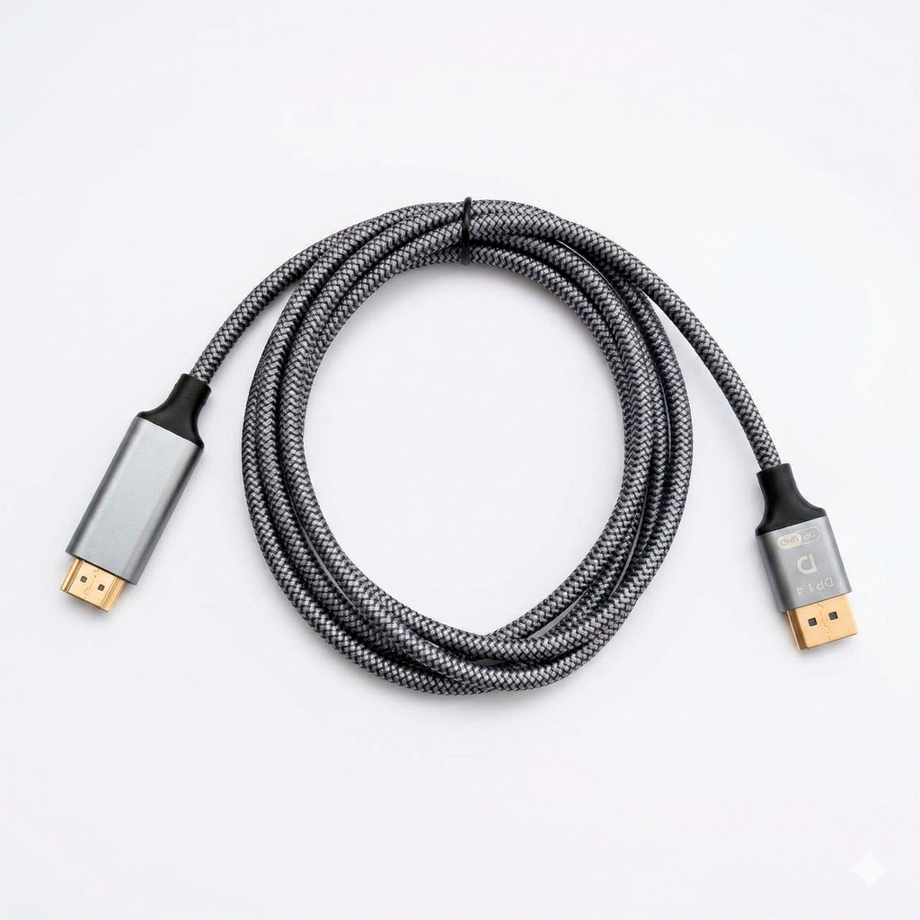 Cable Convertidor DisplayPort a HDMI 8K Ultra HD Trenzado 2 Metros s2086