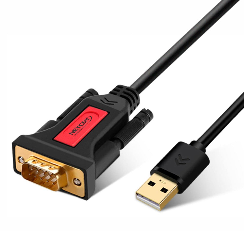 Cable Adaptador USB a Serie RS232 DB9 Serial 1.5 metros NETCOM S1177