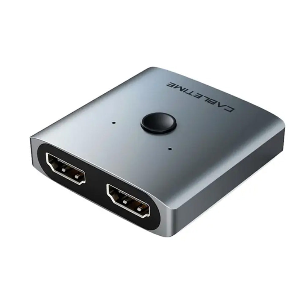 Switch Conmutador HDMI 2.0 Bidireccional 1 Entrada 2 Salidas / 2 Entradas 1 Salida 4K a 60Hz CABLETIME S2171