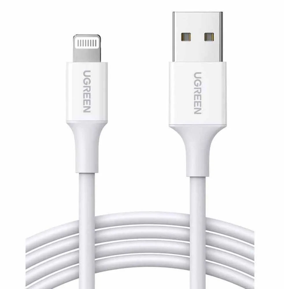 Cable UGREEN USB a Lightning 1 Metro Carga Rápida y Datos para iPhone s2052
