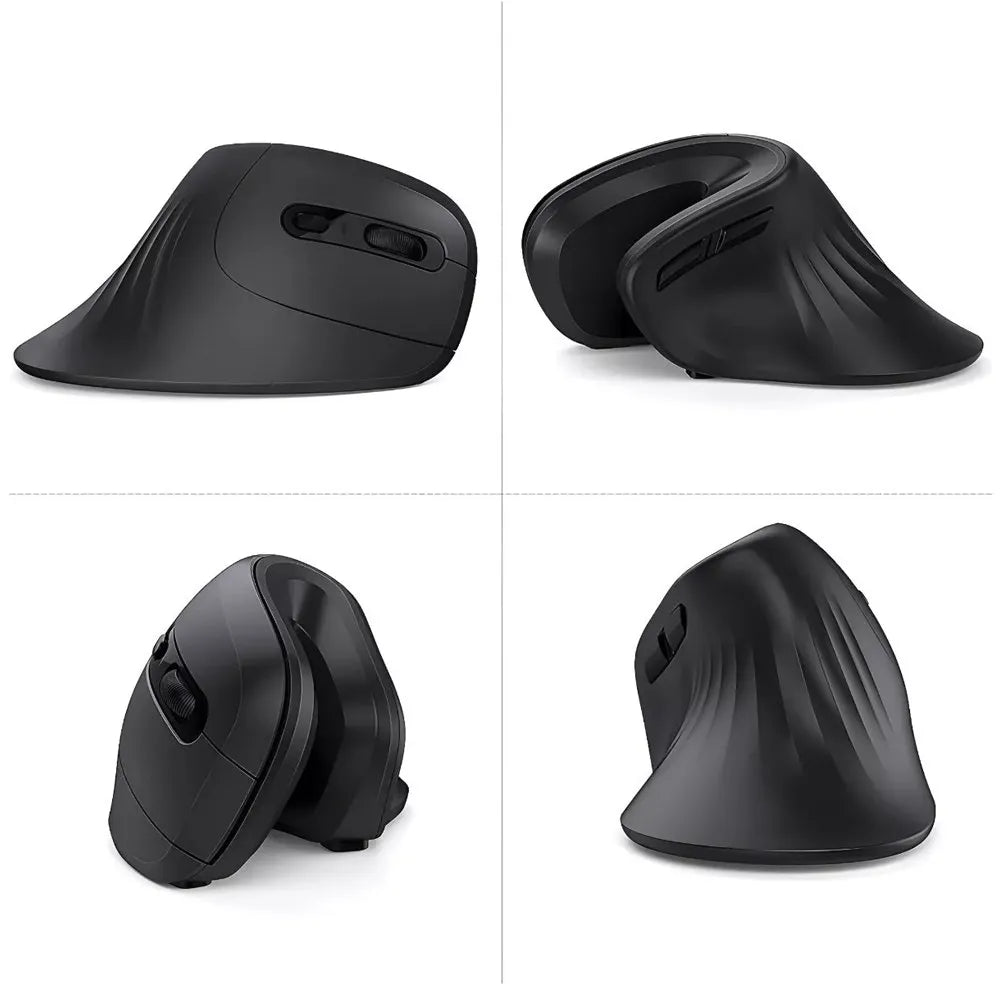 Mouse Vertical Inalambrico Ergonómico 1600 DPI USB 2.4Hz Recargable S1480