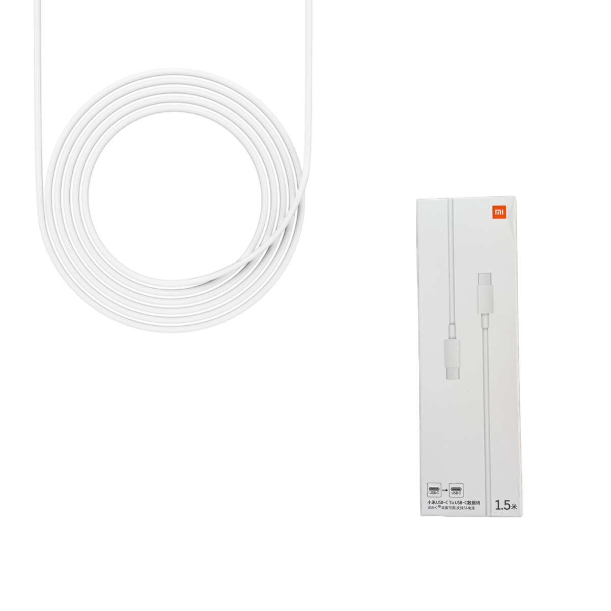 Cable Xiaomi USB-C a USB-C de Carga Rápida 3A 1.5 metros Original S2036