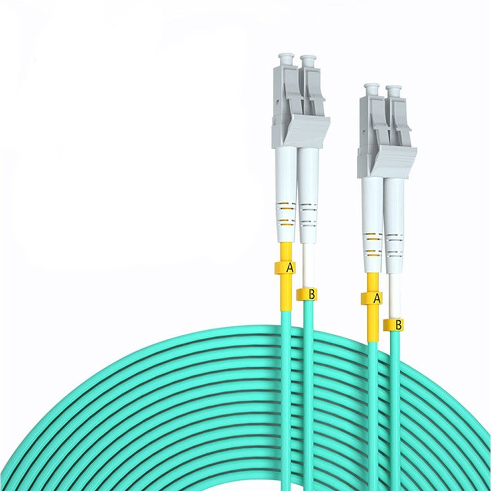 Cable patch cord de fibra optica OM3 3.0mm LC-LC 50dB 50 25 50 Metros S1022