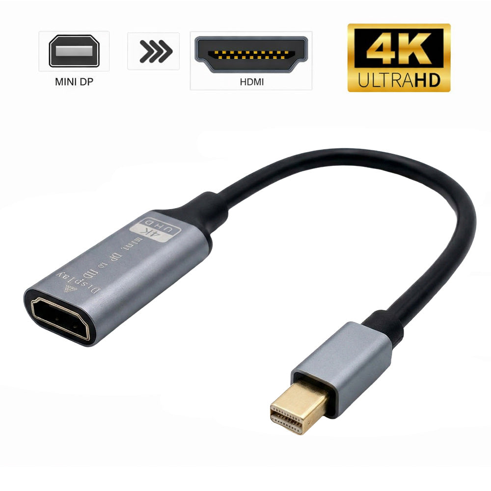 Adaptador Convertidor Mini DisplayPort a HDMI 4K Ultra HD (20 cm) s2091