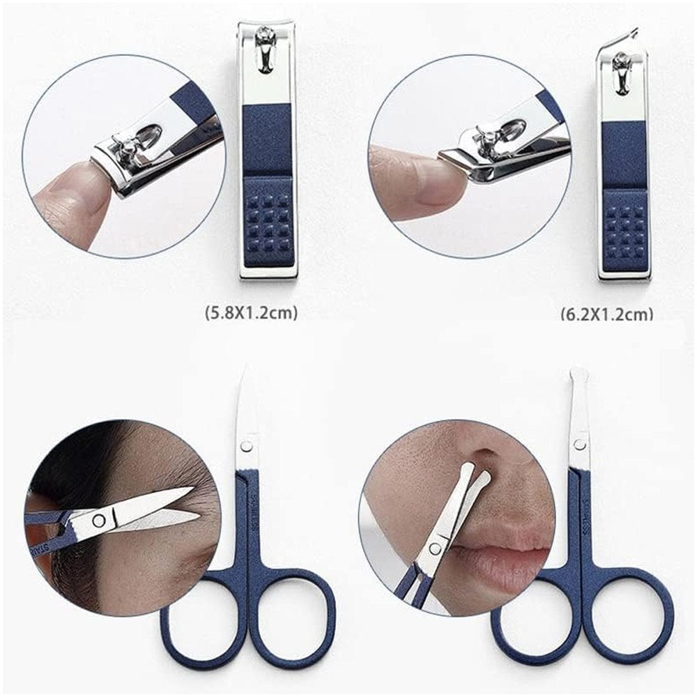 Set Manicura Pedicura Acero Inoxidable cortauñas 15 Piezas S1412
