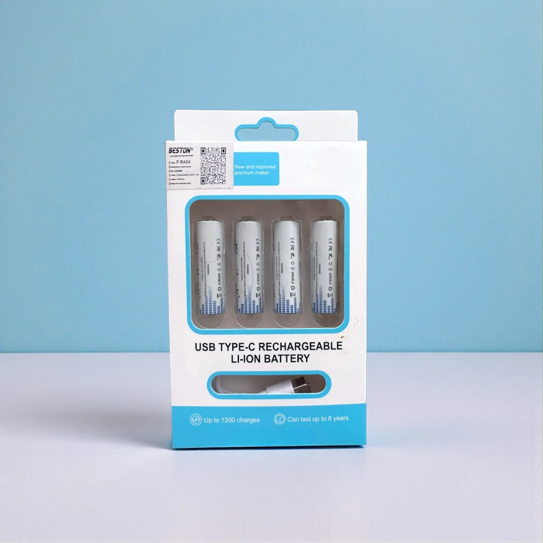 Pilas Recargables AA de Litio 3500mAh con Entrada USB Tipo-C S2095