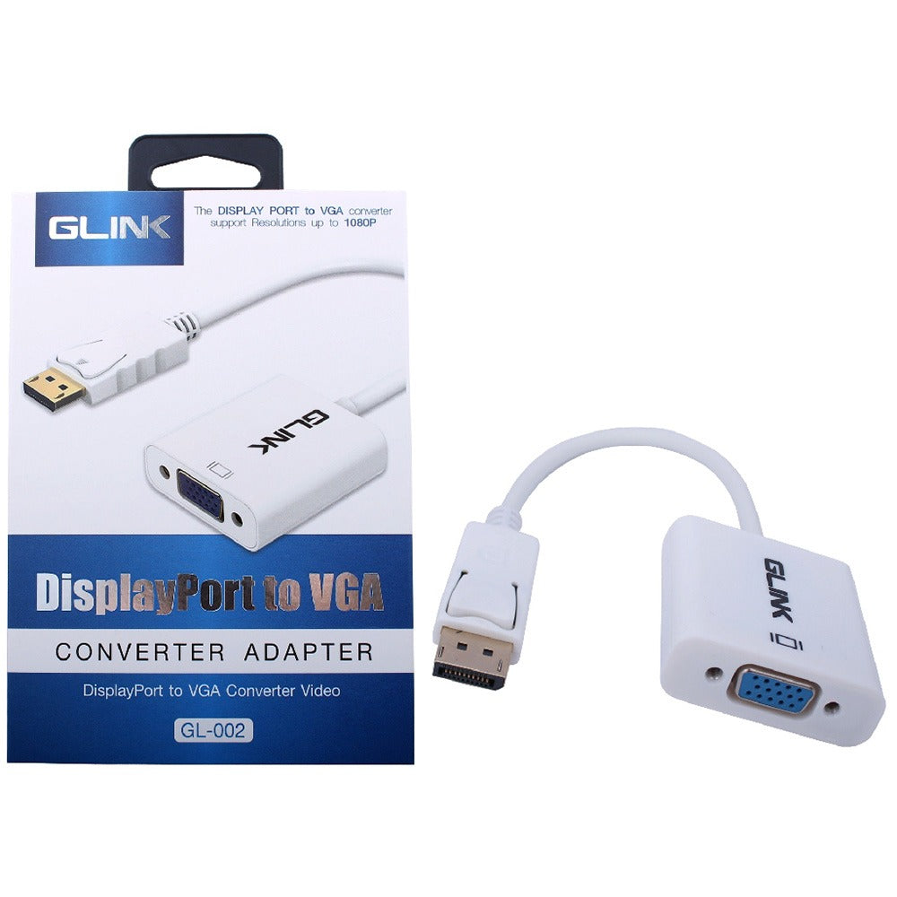 Adaptador Convertidor Display Port a VGA Dp a VGA Glink 1080 S0753